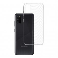Samsung Galaxy A03s dėklas 3MK Clear TPU 1,2mm permatomas