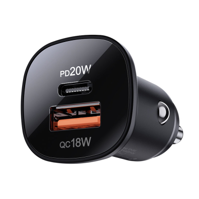 Įkroviklis Acefast 38W USB Type C / USB Juodas (B1) 2