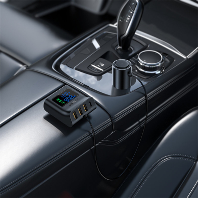 Įkroviklis Acefast 90W USB Type C / 3x USB Juodas (B8) 5