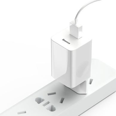 Įkroviklis Baseus USB Quick Charge 3.0 QC 3.0 Baltas (CCALL-BX02) 4