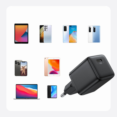 Įkroviklis Joyroom Small Fast USB Type C PD 25W EU Plug Juodas (L-P251) 5
