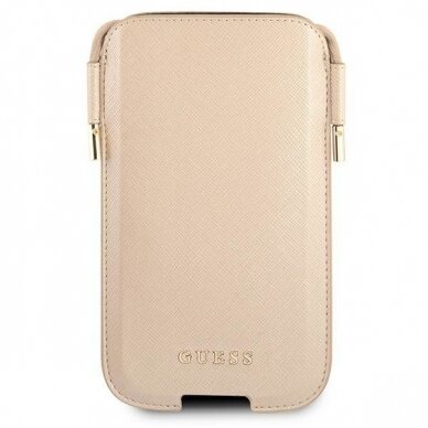 Iphone 13 Įmautė Guess Handbag GUHCP12MSAPSLG 6.1 Auksinis Saffiano 1