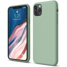 Iphone 11 dėklas Liquid Silicone žalias