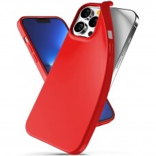iphone 13 Dėklas Mercury Goospery "Soft jelly case"  raudonas