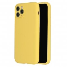 Akcija! iphone 13 mini dėklas Vennus silicone lite geltonas