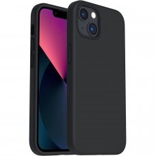 iphone 13 pro max dėklas silicone cover silikonas juodas