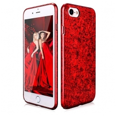 iphone 6 plus / 6S plus dėklas pipilu/x-level ice crystal pc plastikas raudonas