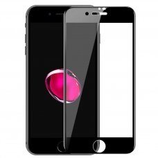 iPhone 7/8/SE 2020/SE 2022 LCD apsauginis stikliukas 10D Full Glue lenktas juodas