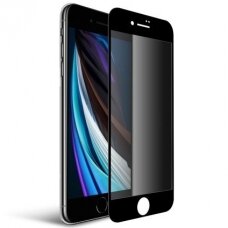 iPhone 7/8/SE 2020/SE 2022 LCD apsauginis stikliukas 6D juodas