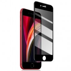 iPhone SE 2020/SE 2022 LCD apsauginis stikliukas Full Privacy juodas