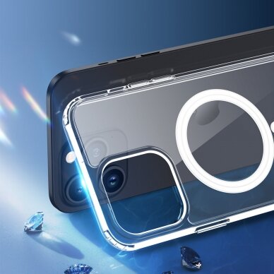 iPhone 15 Pro Case su MagSafe Dux Ducis Clin - Permatomas 6