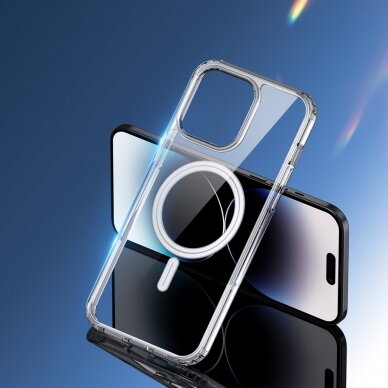 iPhone 15 Pro Case su MagSafe Dux Ducis Clin - Permatomas 9