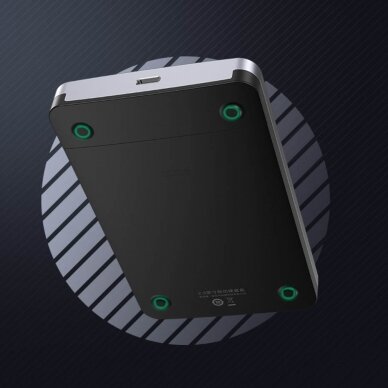 Išorinis Kietasis Diskas Ugreen 2,5" Korpusas SATA 3.0 6Gbps Pilkas + USB - USB Type C Kabelis 0,5m (CM300) 12