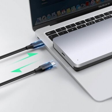 Išorinis Kietasis Diskas Ugreen 2,5" Korpusas SATA 3.0 6Gbps Pilkas + USB - USB Type C Kabelis 0,5m (CM300) 5
