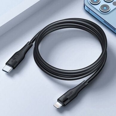 Joyroom fast charging USB - Lightning Greito Įkrovimo Kabelis 2,4 A 20 W 1,2 m Juodas (S-1224M3) 1