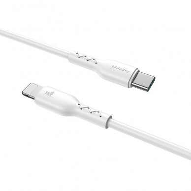Akcija! Joyroom Flash-Charge Series SA26-CL3 USB-C / Lightning cable 30W 1m - white 1