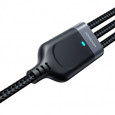 Joyroom Multi-Use Series 3-in-1 cable S-1T3018A18 Lightning USB-C micro USB 1.2m - black 1