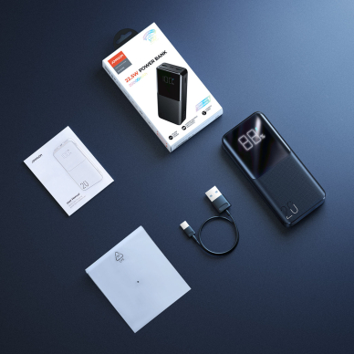 Joyroom power bank 22.5W 20000mAh PD QC3.0 AFC Juodas (JR-QP192) 8