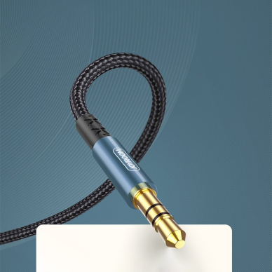 Joyroom stereo audio AUX Kabelis 3,5 mm 1 m Juodas (SY-10A1) 7