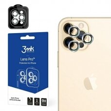 Akcija! Iphone 12 Pro Max Kameros apsauga 3MK Lens Protection Pro  su rėmu