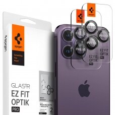 Iphone 14 Pro Max Kameros apsauga Spigen OPTIK.TR 2-PACK IPHONE    Juoda
