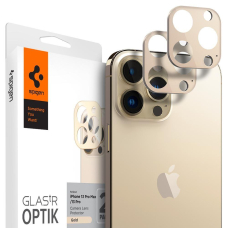 Iphone 13 Pro Max Kameros Apsauga SPIGEN OPTIK.TR CAMERA PROTECTOR 2-pakuotės IPHONE 13 PRO / 13 PRO MAX Auksinė