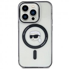Karl Lagerfeld KLHMP15MHKHNOTK iPhone 15 Plus 6.7&quot; transparent hardcase IML Karl`s Head MagSafe