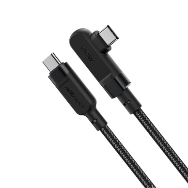Kabelis Acefast USB Type C - USB Type C 2m, Juodas (C5-03) 1