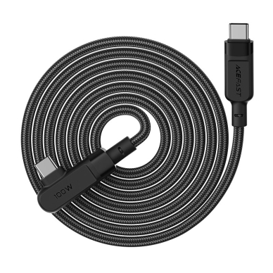 Kabelis Acefast USB Type C - USB Type C 2m, Juodas (C5-03) 3