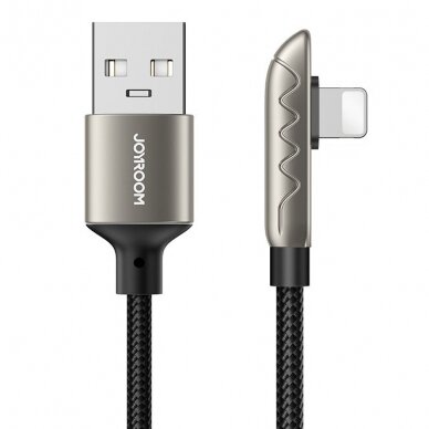 Kabelis Joyroom Gaming USB - Lightning 2.4A 1.2m Sidabrinis (S-1230K3)