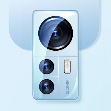 Kameros apsauga Baseus film for the camera Xiaomi 12 Pro 0.3mm (2vnt.) + cleaning kit (SGQK000402) DZWT2129 9