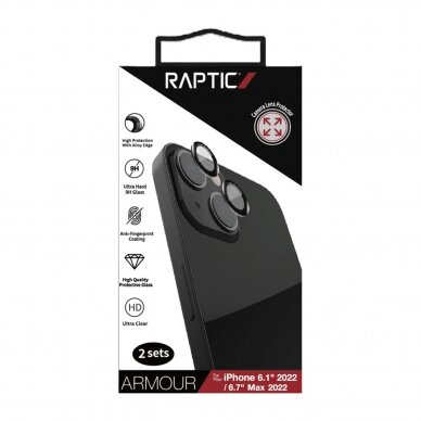 Iphone 14 Plus Kameros apsauga Raptic X-Doria Armor Camera Glass   1
