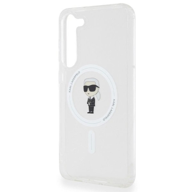 Karl Lagerfeld IML Ikonik MagSafe dėklas Samsung Galaxy S24+ - Permatomas 5