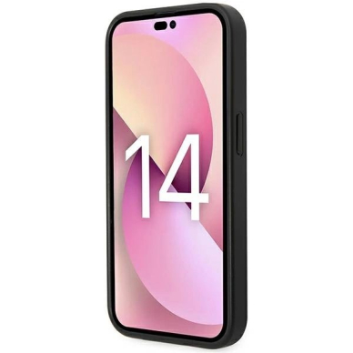 Karl Lagerfeld KLHCP14LSAKLHPG iPhone 14 Pro 6.1 &quot;hardcase Pilkas / Pilkas Saffiano Mono Metal Logo 4