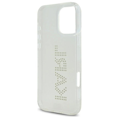 Karl Lagerfeld KLHCP16XHKLSTDCT iPhone 16 Pro Max 6.9&quot; Permatomas Kietas Dėklas IML Rhinestones Logo 6