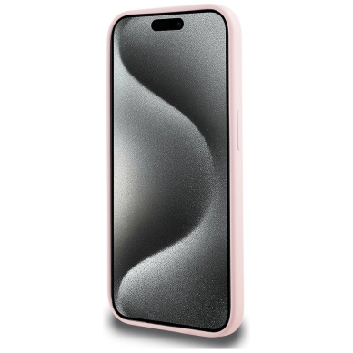 Karl Lagerfeld Silikoninis Karl&Choupette MagSafe iPhone 14 Pro Dėklas - Rožinis 4