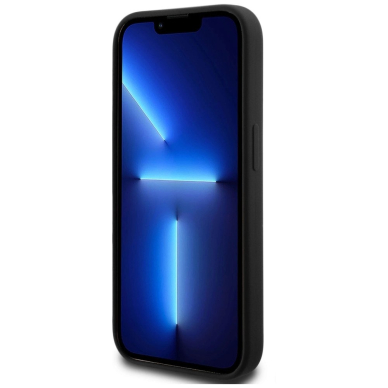 Karl Lagerfeld Silikoninis Metal Script Logo Dėklas skirtas iPhone 14 Pro Juodas 4