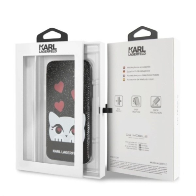 Karl Lagerfeld Valentine iPhone X/Xs Dėklas - Juodas 6