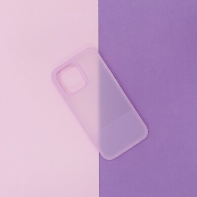 Kingxbar Plain Series dėklas skirtas iPhone 13 Pro Max silikoninis rožinis 8