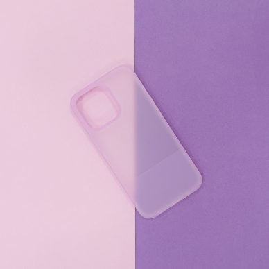 Kingxbar Plain Series dėklas skirtas iPhone 13 Pro Max silikoninis violetinis 1
