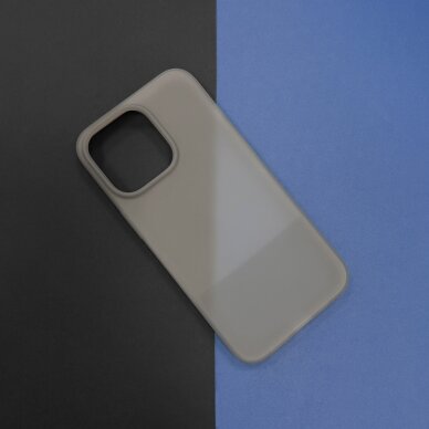 Kingxbar Plain Series dėklas skirtas iPhone 13 Pro silikoninis pilkas 1