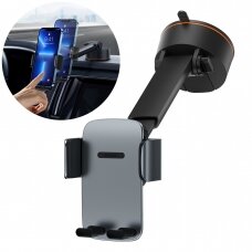 Laikiklis Baseus Easy Control Pro holder for cockpit / grille gray (Suction Cup Version) (SUYK020014)