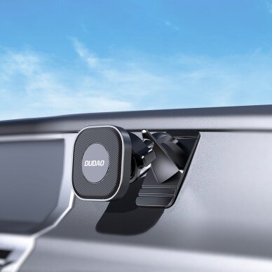 Laikiklis Dudao magnetic smartphone car holder Juodas (F6C) 5