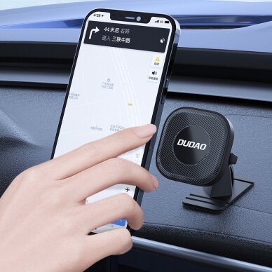 Laikiklis Dudao magnetic smartphone car holder Juodas (F6C) 6