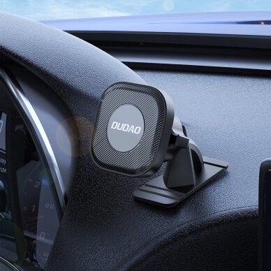 Laikiklis Dudao magnetic smartphone car holder Juodas (F6C) 7