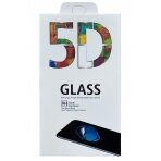 LCD apsauginis stikliukas 5D Full Glue Samsung S22 Ultra lenktas juodas be išpjovimo