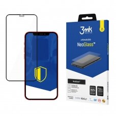 Iphone 12 Mini LCD apsauginis stiklas 3MK Neo Glass  juodais kraštais