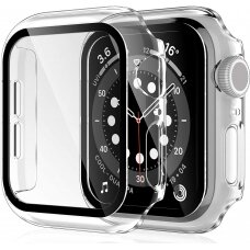 LCD apsauginis stikliukas 360 degree cover Apple Watch 40mm skaidrus