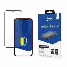 Iphone 13 Mini LCD apsauginis stikliukas 3MK HardGlass Max Lite  juodas