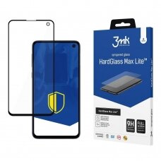 LCD apsauginis stikliukas 3mk HardGlass Max Lite Samsung Galaxy S10e juodas